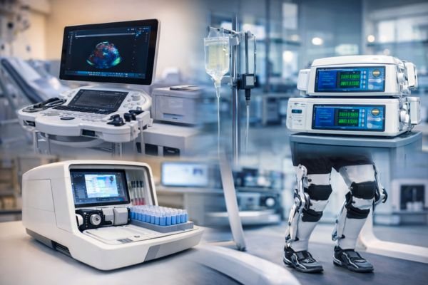 Medical devices using brushless DC motors and coreless DC motors for compact and reliable motion control