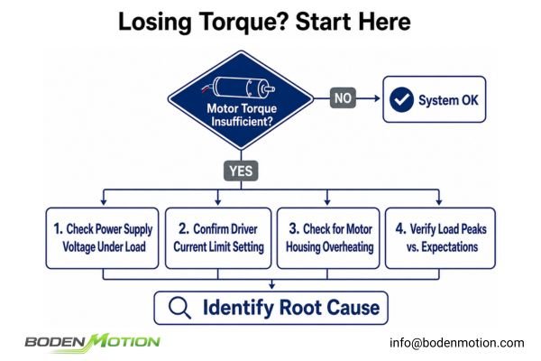 OEM Motor Integration Troubleshooting Troubleshooting flowchart for OEM motor integration issues