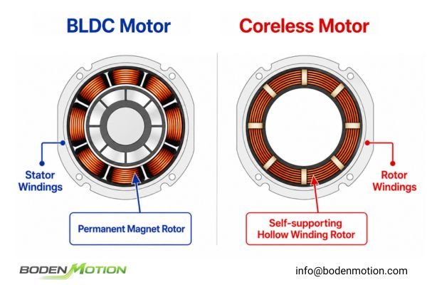 Coreless DC Motor vs BLDC Motor for Precision Devices