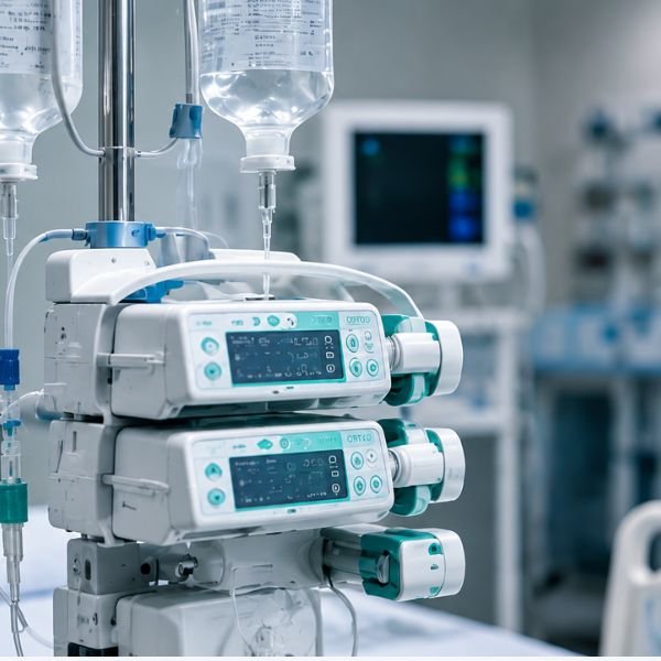 Precision DC motor integrated into medical infusion pump systems