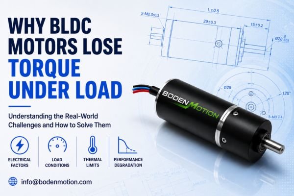 BLDC motor torque loss under load in real-world OEM systems and precision motion applications