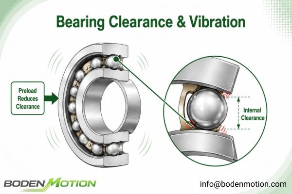 A close-up view of a high-precision ball bearing for a high-speed motor