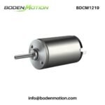 BDCM1219 coreless brushed DC motor with compact cylindrical body and output shaft for OEM miniature drive systems