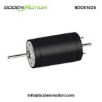 BDCB1626 coreless graphite brushed DC motor with compact cylindrical body and output shaft for OEM drive systems