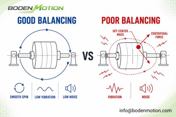 comparison of a neat, consistent bldc motor stator winding vs a messy, loose winding