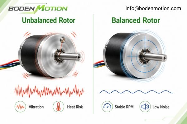 High Speed BLDC Motor for Fan Application A high speed BLDC motor with a fan blade for a compact cooling application