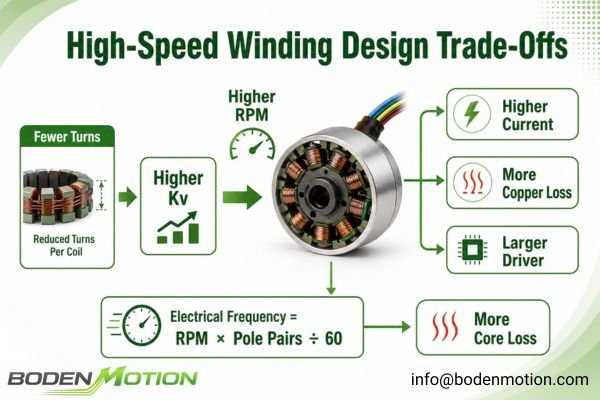 a detailed view of a precision-wound stator for a high-speed BLDC motor