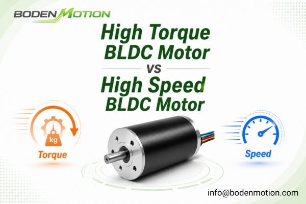 High torque BLDC motor compared with high speed BLDC motor