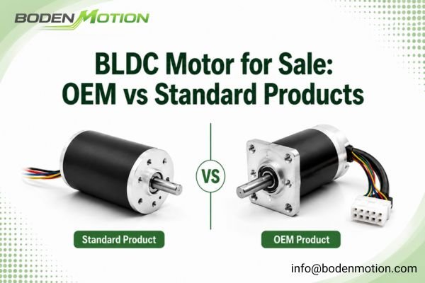 OEM BLDC motor compared with standard BLDC motor for industrial equipment applications