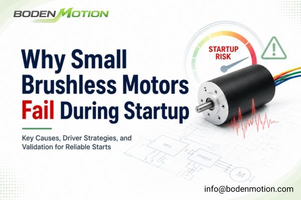 Small brushless motor startup failure in an OEM system