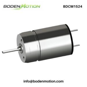 BDCM1524 coreless brushed DC motor with compact cylindrical body and output shaft for OEM motion systems