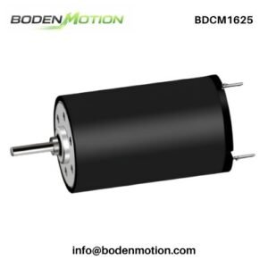 BDCM1625 coreless brushed DC motor with compact cylindrical body and output shaft for OEM motion systems