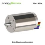 BDCL1624 coreless brushless DC motor with compact cylindrical body and output shaft for OEM motion systems