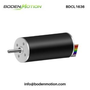 BDCL1636 coreless brushless DC motor with compact cylindrical body and output shaft for OEM motion systems