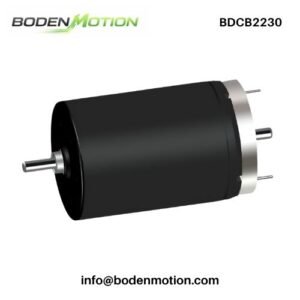BDCB2230 coreless graphite brushed DC motor with compact cylindrical body for OEM motion systems