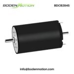BDCB2845 coreless graphite brushed DC motor with long cylindrical body and output shaft for OEM drive systems
