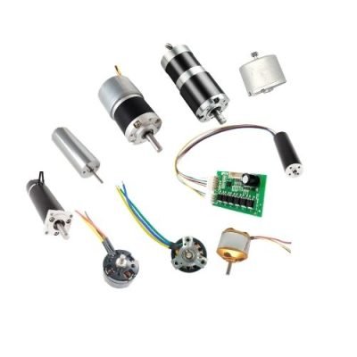 Brushless DC motors, coreless motors, and motor driver components for OEM applications