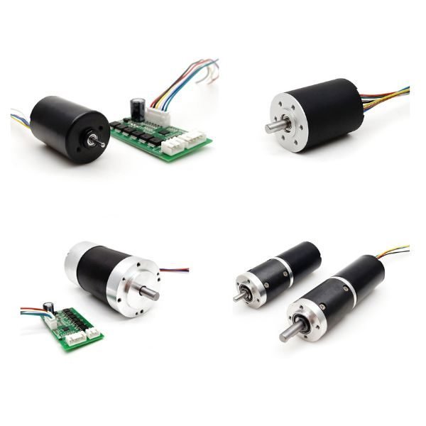 Compact BLDC motors with integrated driver boards for precision OEM motion control applications